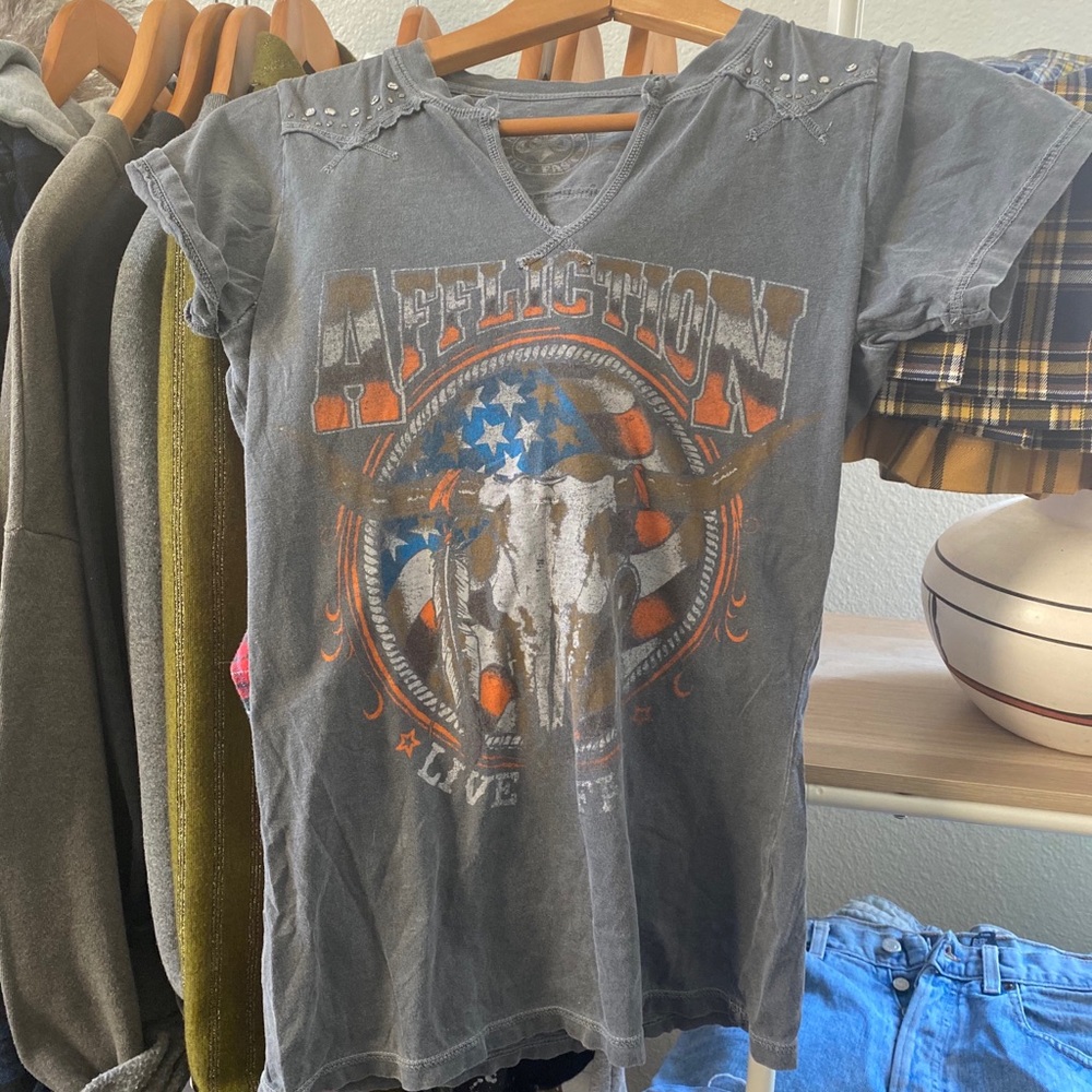 Affliction Vintage Style Tee